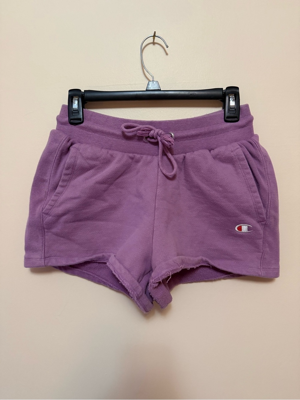 Champion Reverse Weave Purple Fleece Lounge Shorts Medium